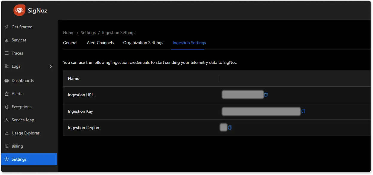 Ingestion key details