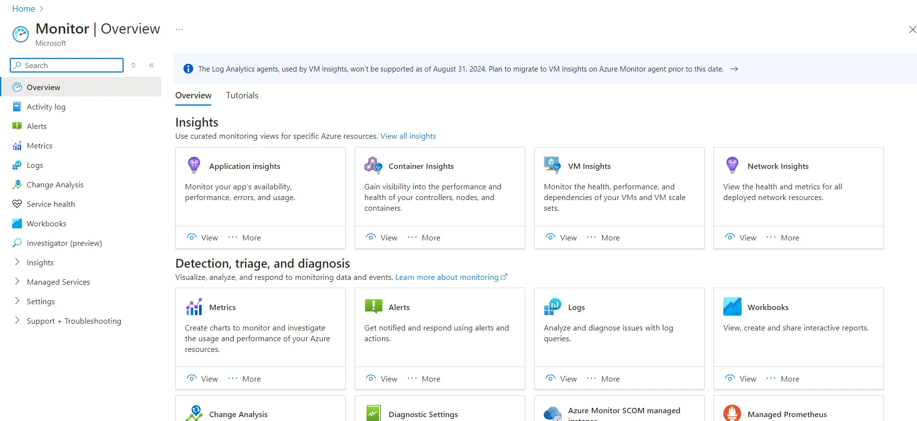 Azure Logs Monitor Overview